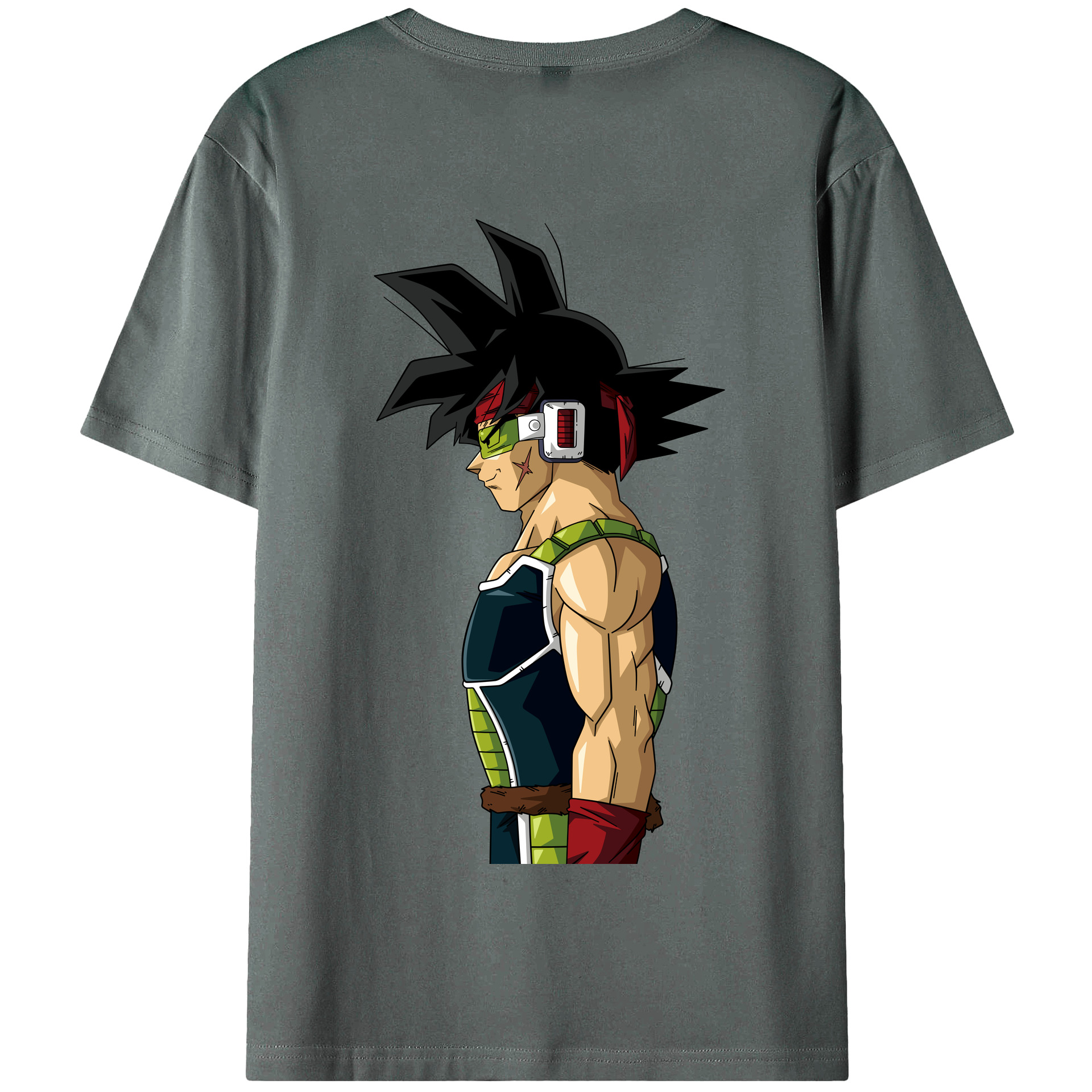（画像用） ドラゴンボール バーダック DRAGON BALL Burdock 綿100％半袖Tシャツ（背面プリント）